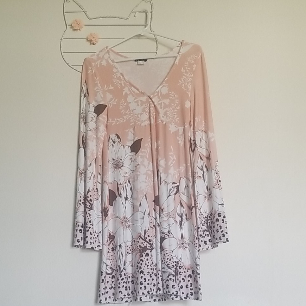 Venus Pink Floral Dress